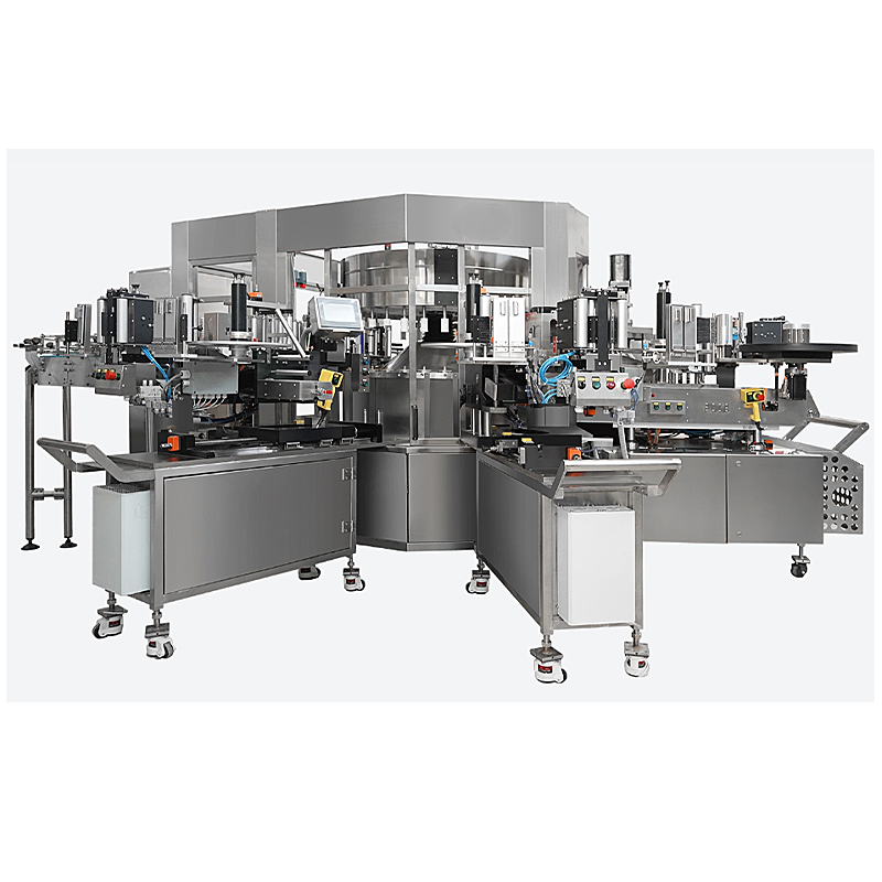 Combined labeling machine